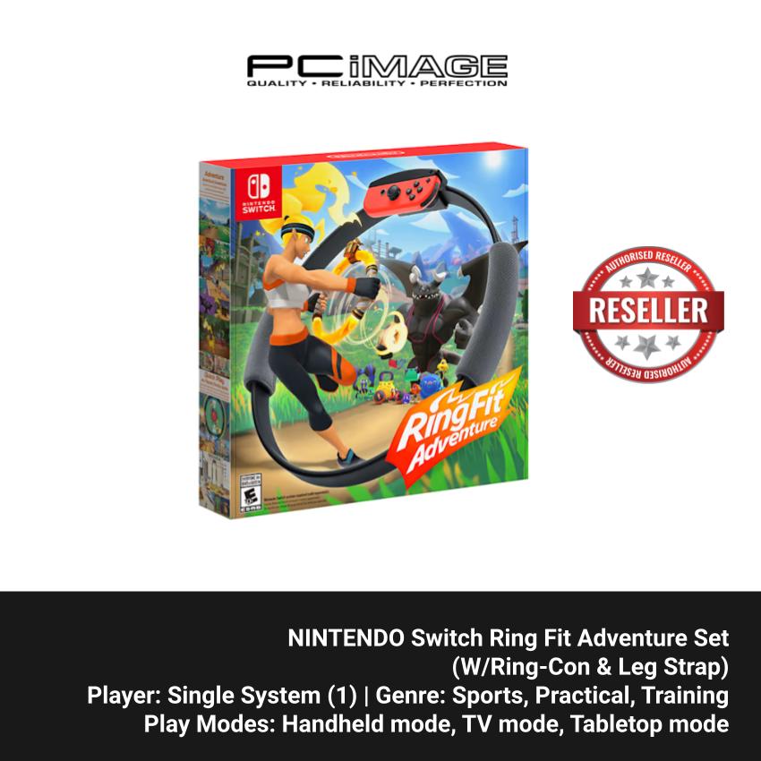 Nintendo Switch Ring Fit Adventure Set with Ring-Con and Leg Strap