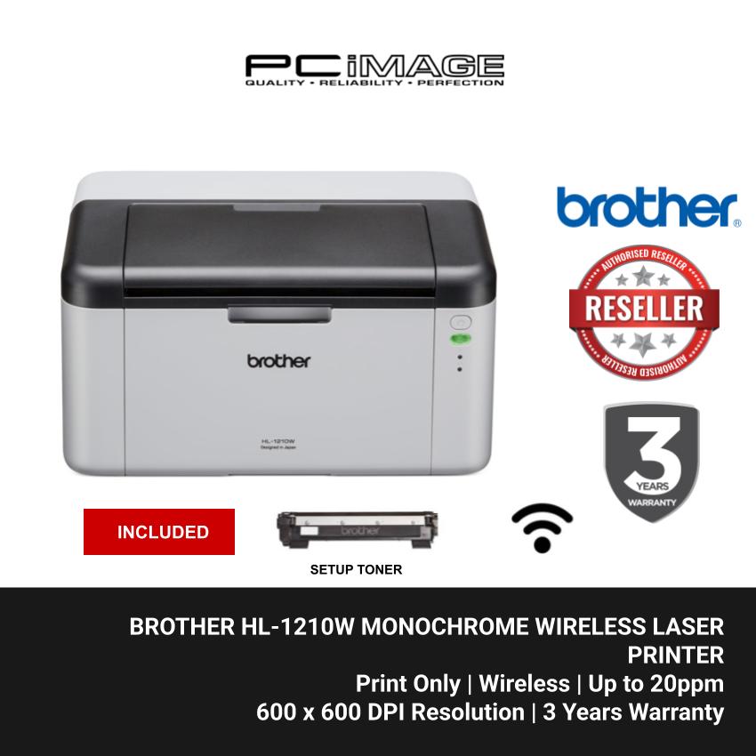 BROTHER HL-1210W Wireless Monochrome Laser Printer | PC Image