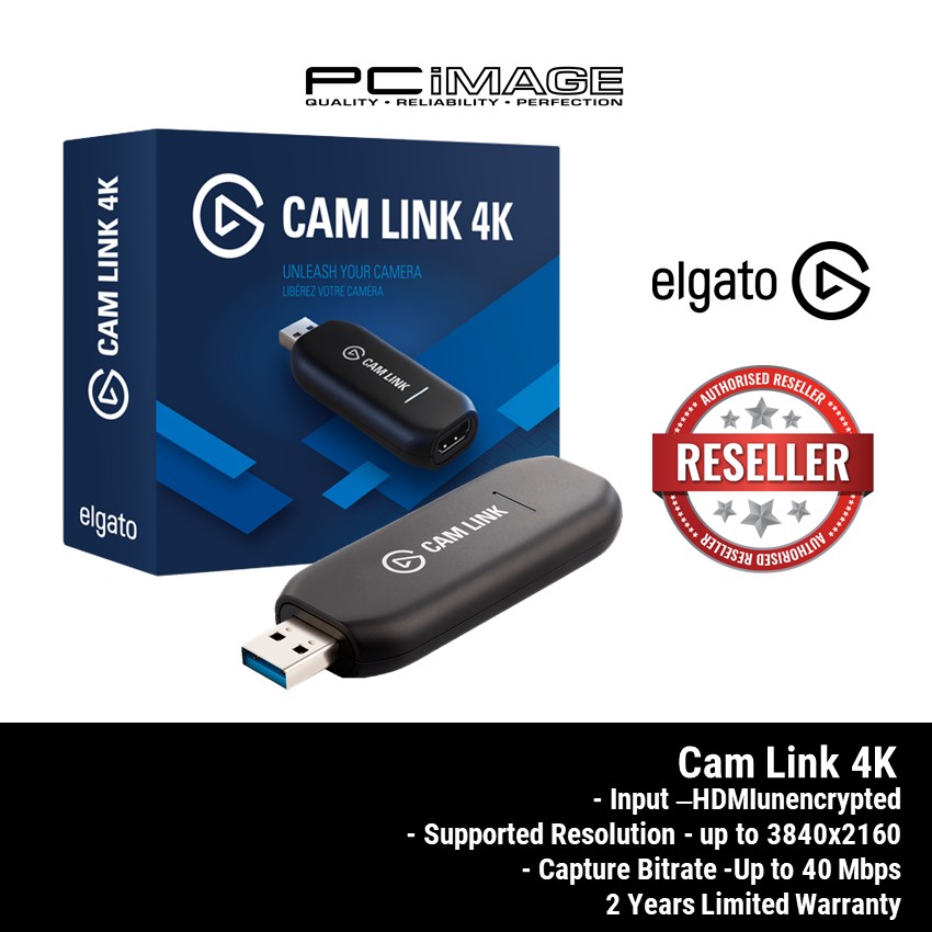 【新品】Elgato Cam Link 4K　10GAM9901 Elgato Cam Link 4K Black 10GAM9901 - Best Buy
