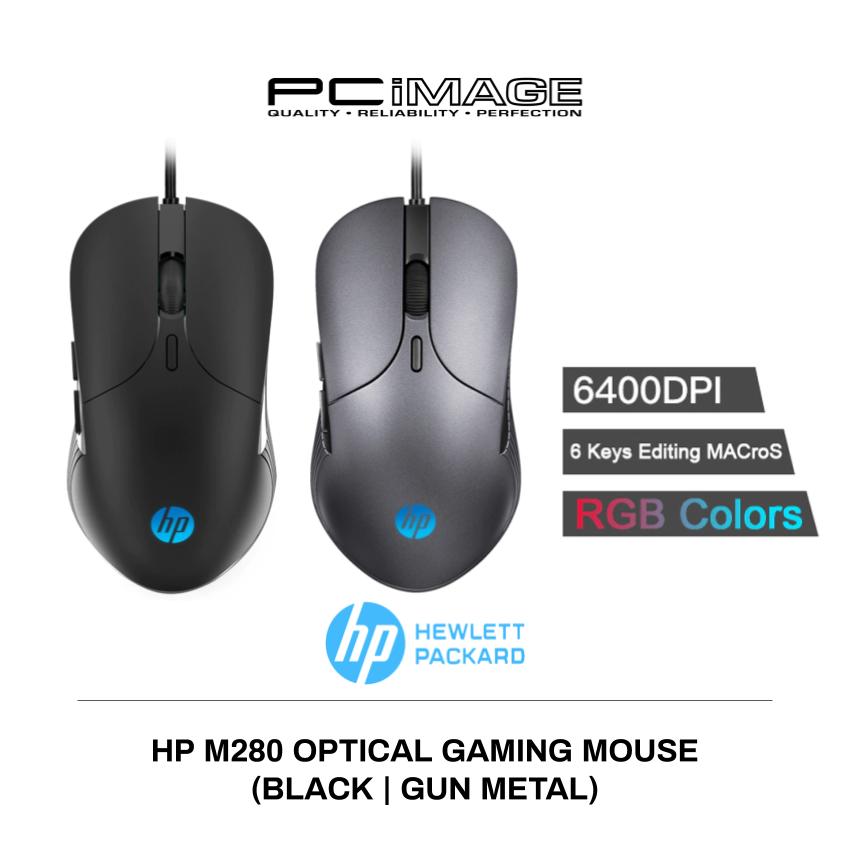 HP M280 Optical Gaming Mouse 4 Color LED PC Image