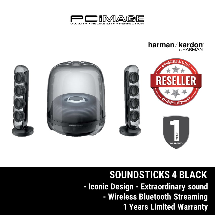 HARMAN KARDON SoundSticks 4 Bluetooth Speaker System | PC Image