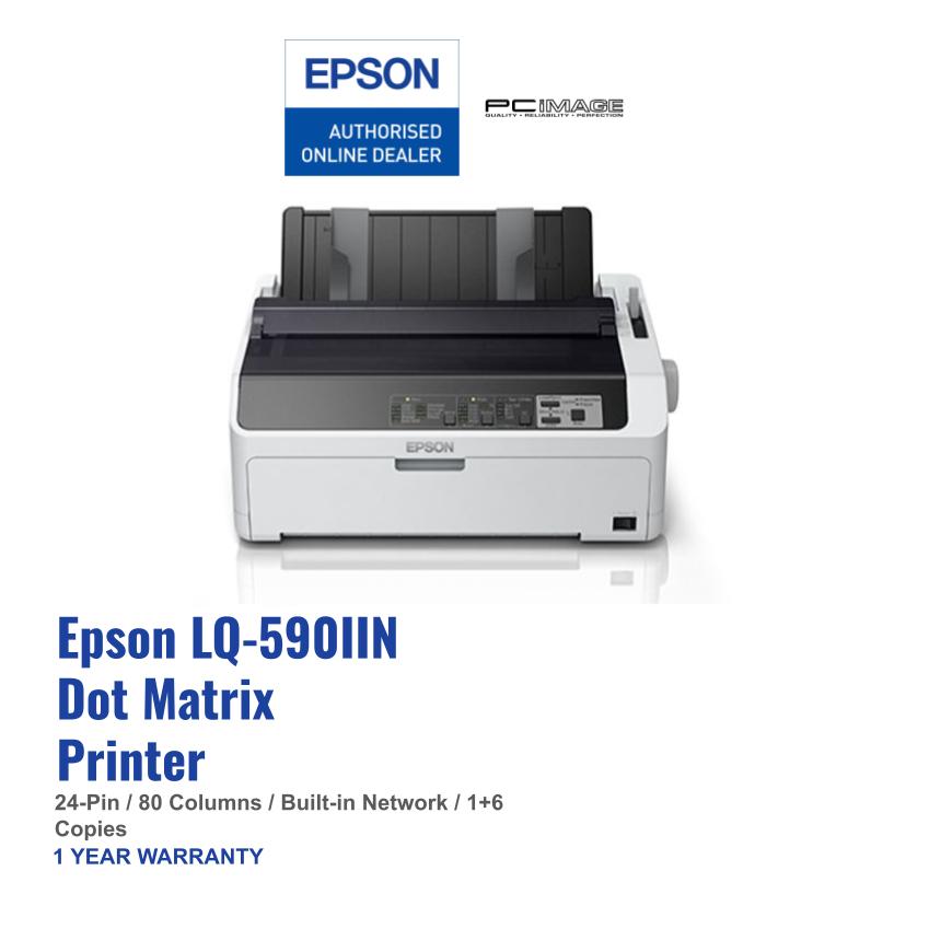 EPSON LQ590IIN 24 Pin Dot Matrix Impact Printer PC Image